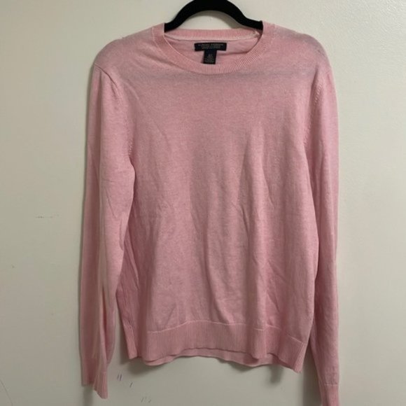 Banana Republic Other - Banana Republic men’s cotton cashmere crew neck pink sweater size small